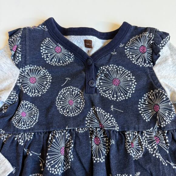 Tea Collection Wish Button Neck Dress 3 - Picture 4 of 10